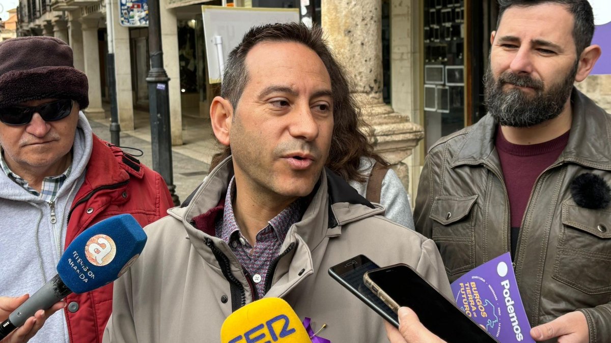 El concejal de Podemos en el Ayuntamiento de Aranda, Andrés Gonzalo.