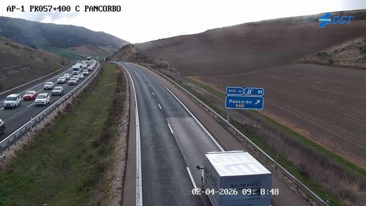 Imagen de las retenciones en Pancorbo.