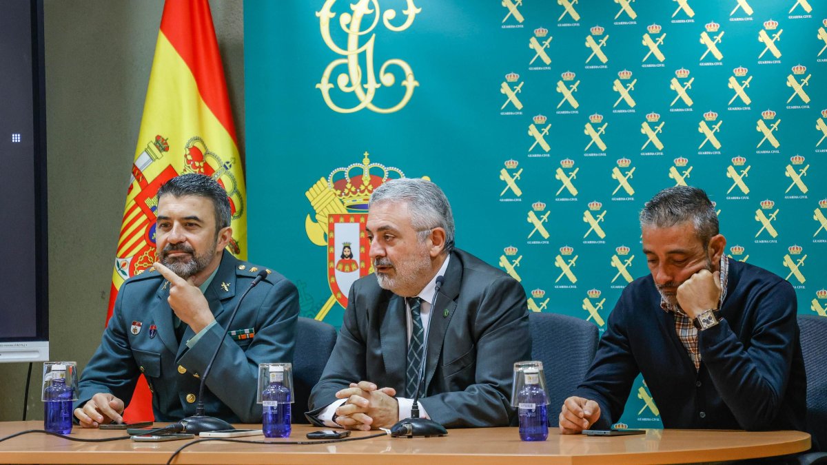José Javier González, Pedro de la Fuente y Raúl Gredilla.