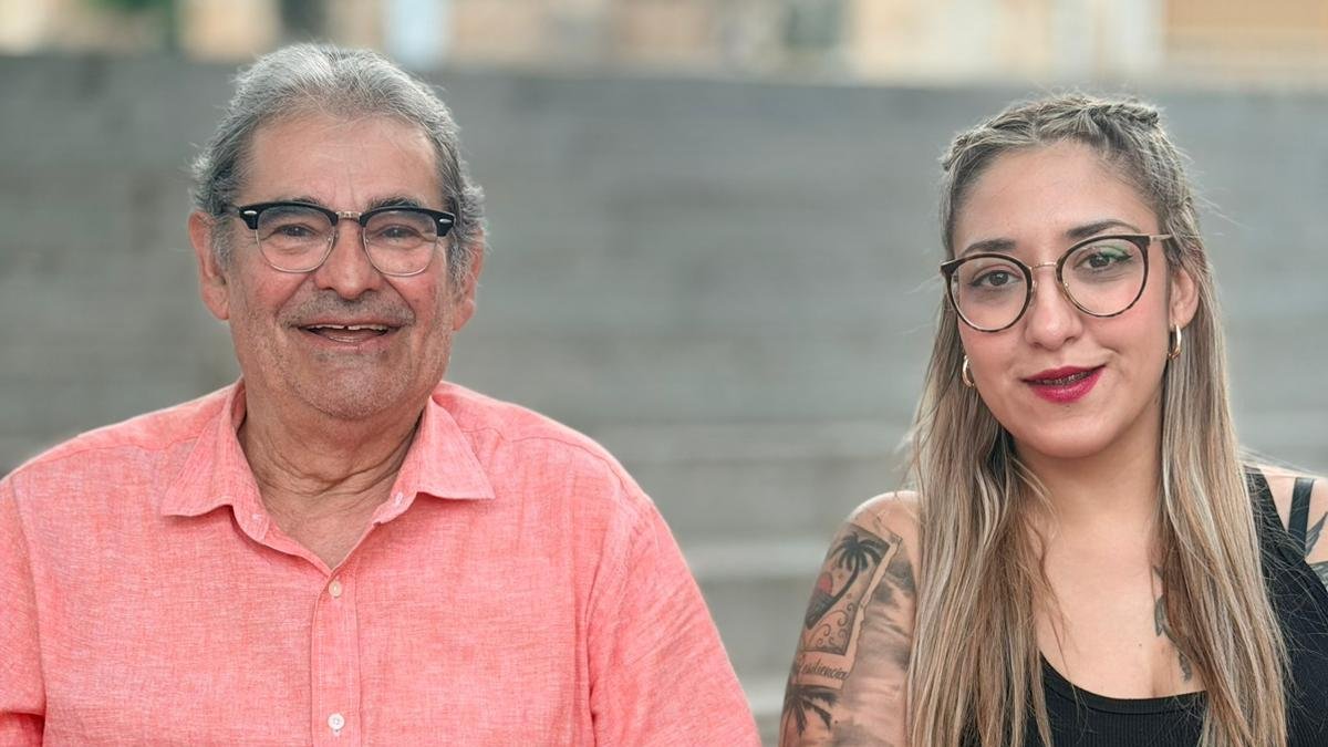 Albena con el alcalde de Pardilla
