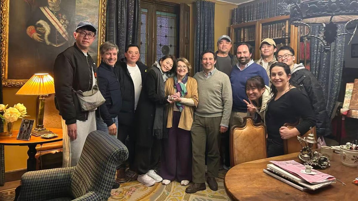 Imagen de una de las reuniones previas al rodaje
