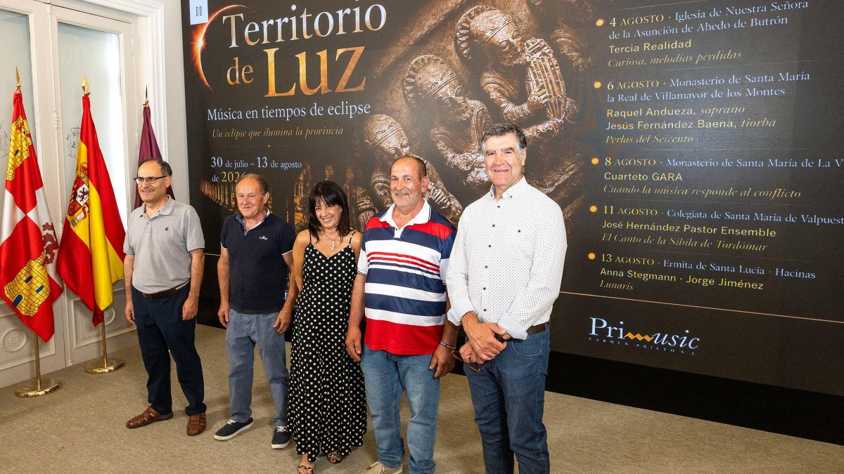 Foto de la presentación de Territorio de Luz. Música en tiempos de ecplise