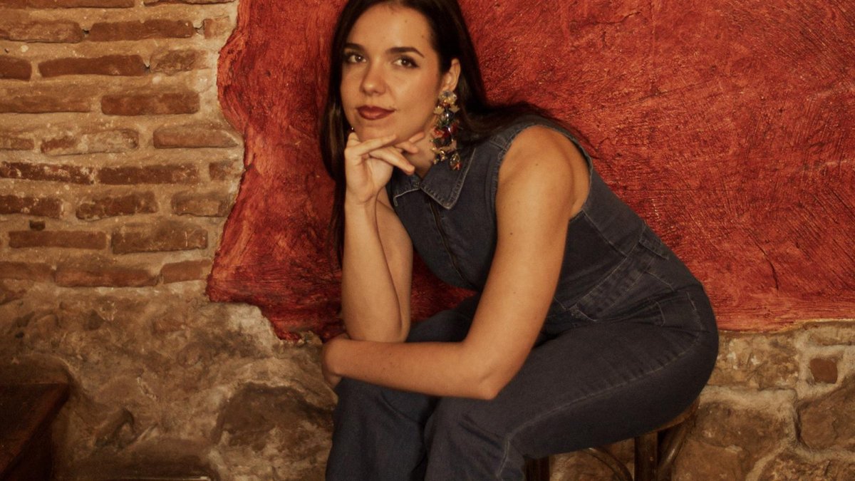 La cantautora Angélica González.