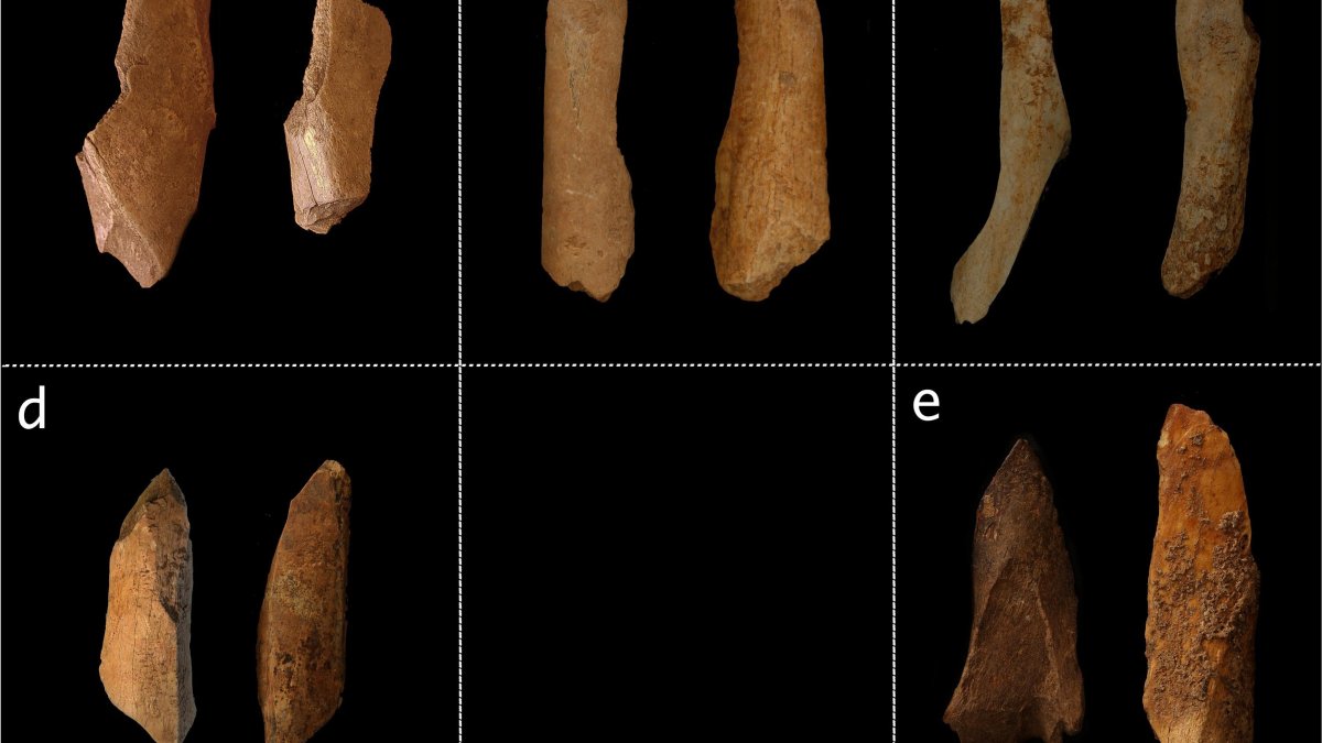 Herramientas de los neandertales de Valdegoba analizadas por un equipo de la Universida de Burgos.