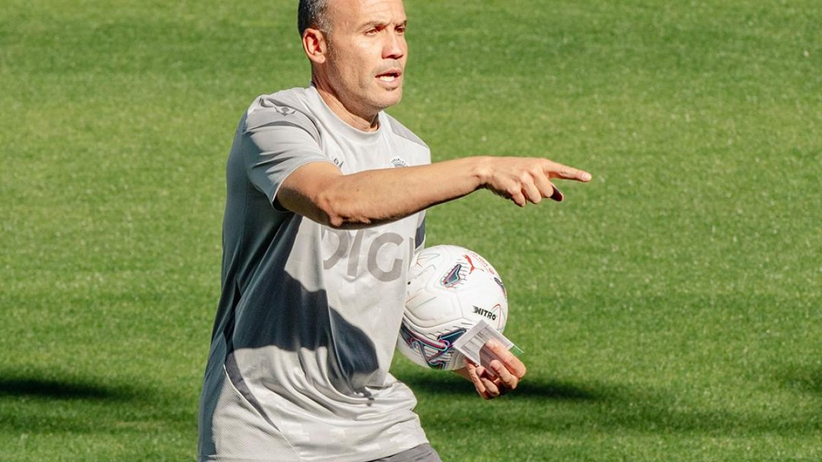 Francisco, durante un entreno.