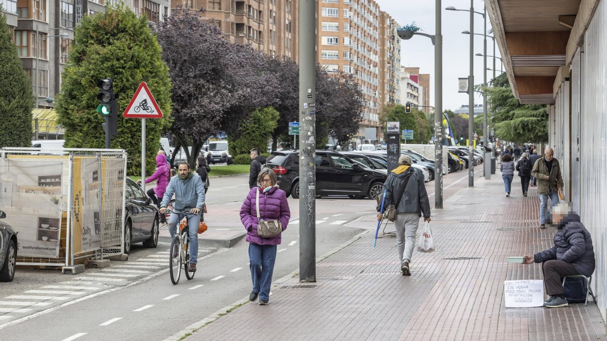 La avenida de la Paz es la zona de Burgos con mayor renta neta por persona.