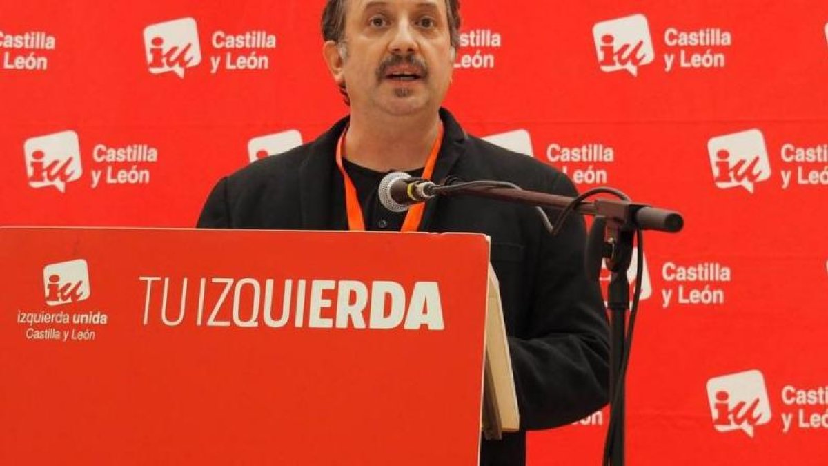 Carlos Serrano, candidato de Izquierda Unida al Senado por Burgos.