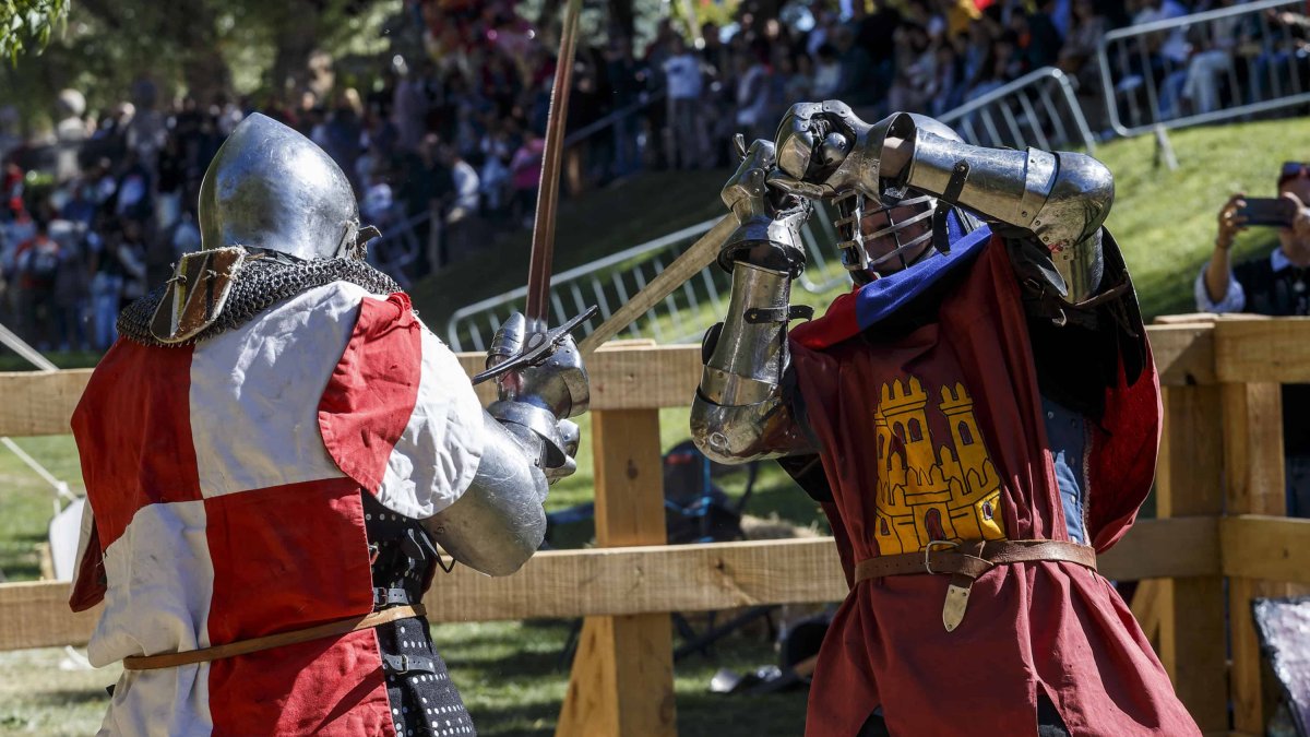 Batallas medievales durante el Burgos Cidiano 2022. SANTI OTERO