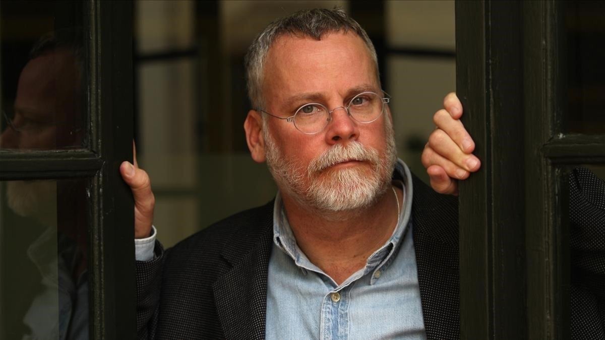 Michael Conelly, en una visita a Barcelona-JOAN CORTADELLAS