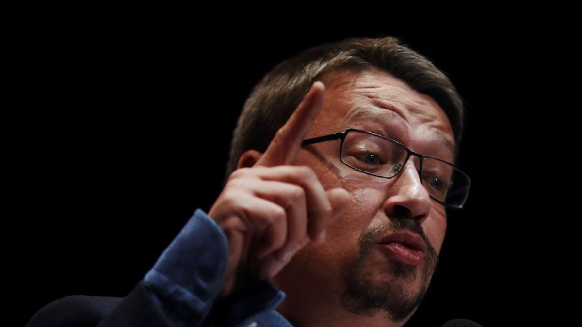 El coordinador de Catalunya En Comú-Podem, Xavier Domènech.-/ ALEJANDRO GARCIA (EFE)