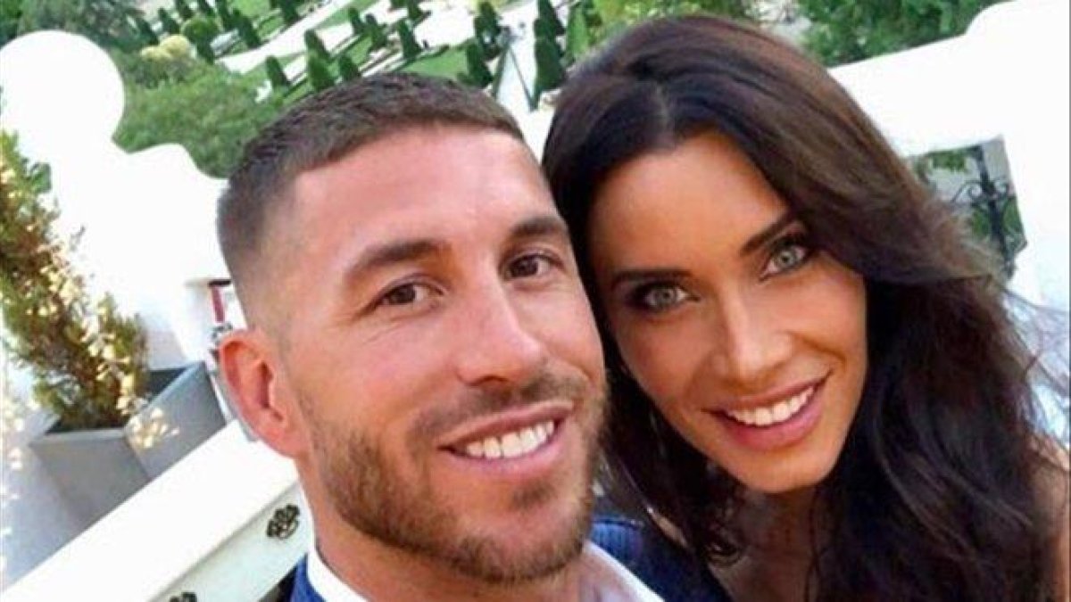 Sergio Ramos y Pilar Rubio.-