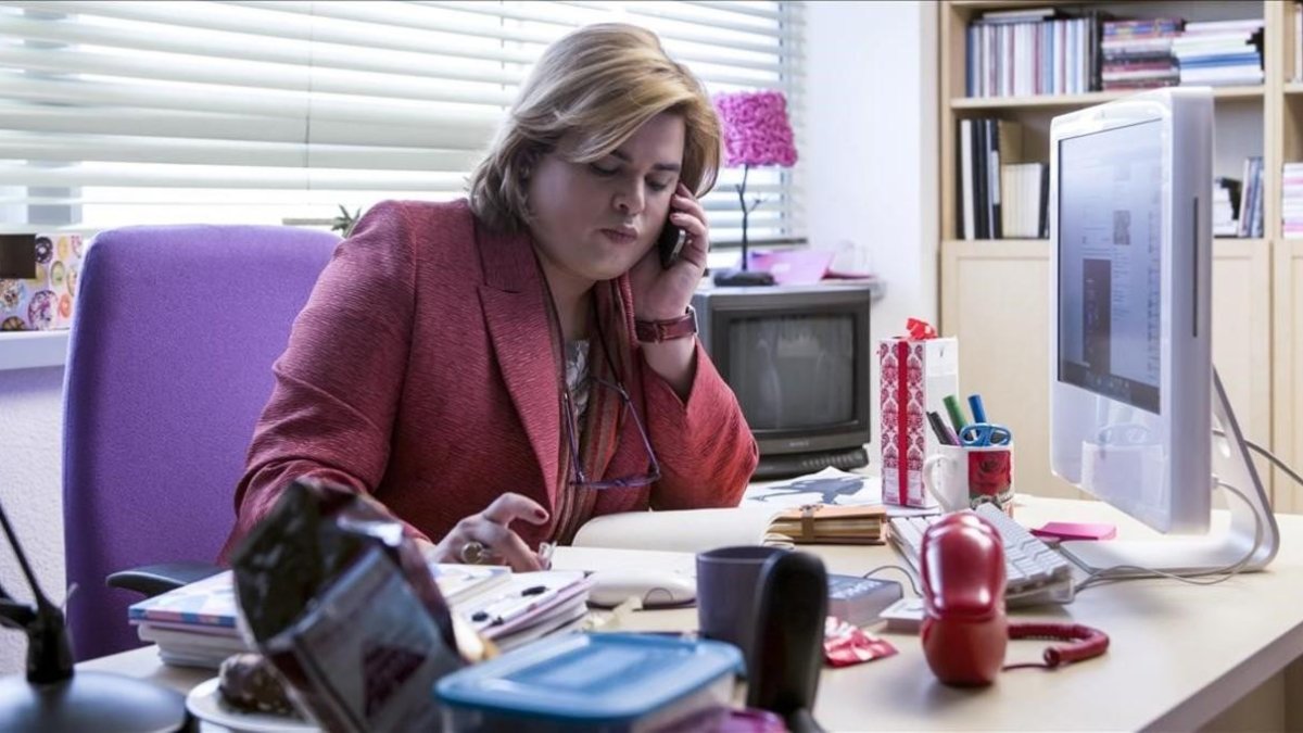 Brays Efe, caracterizado como Paquita Salas-TAMARA ARRANZ