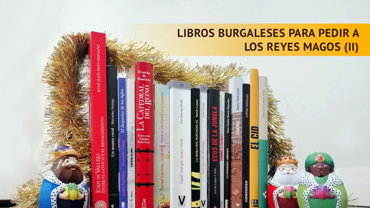 Algunos libros de autores burgaleses publicados en los últimos meses son una buena opción para incluir en la carta a los Reyes Magos. DARÍO GONZALO