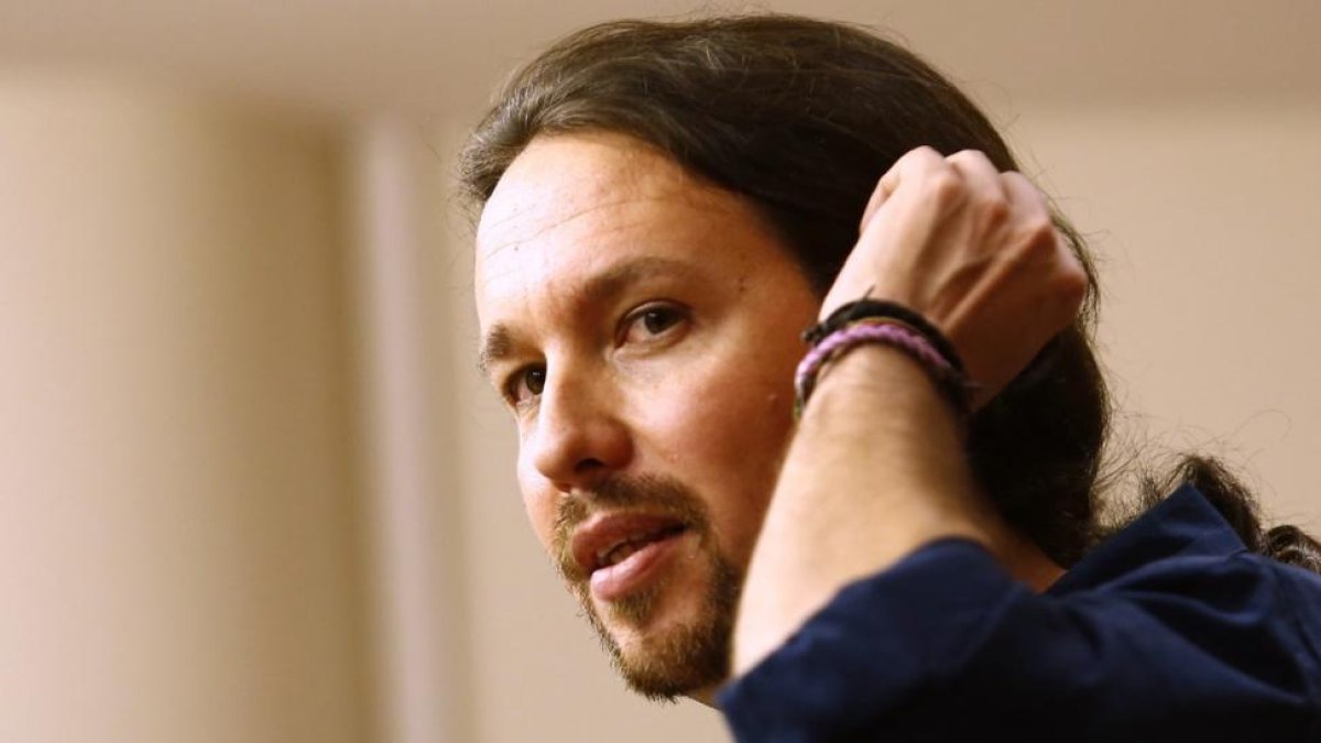 Pablo Iglesias, líder de Podemos.-AGUSTÍN CATALÁN