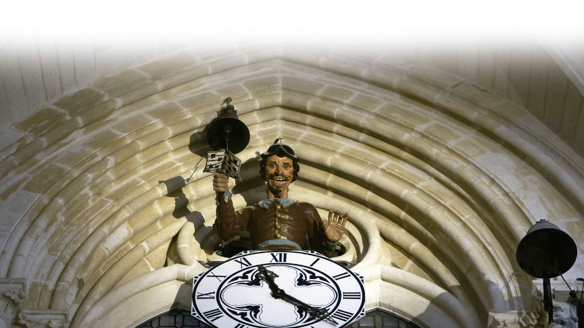 El Papamoscas de la Catedral de Burgos.