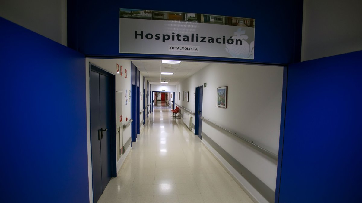 Interior del Hospital San Juan de Dios en Burgos. TOMÁS ALONSO