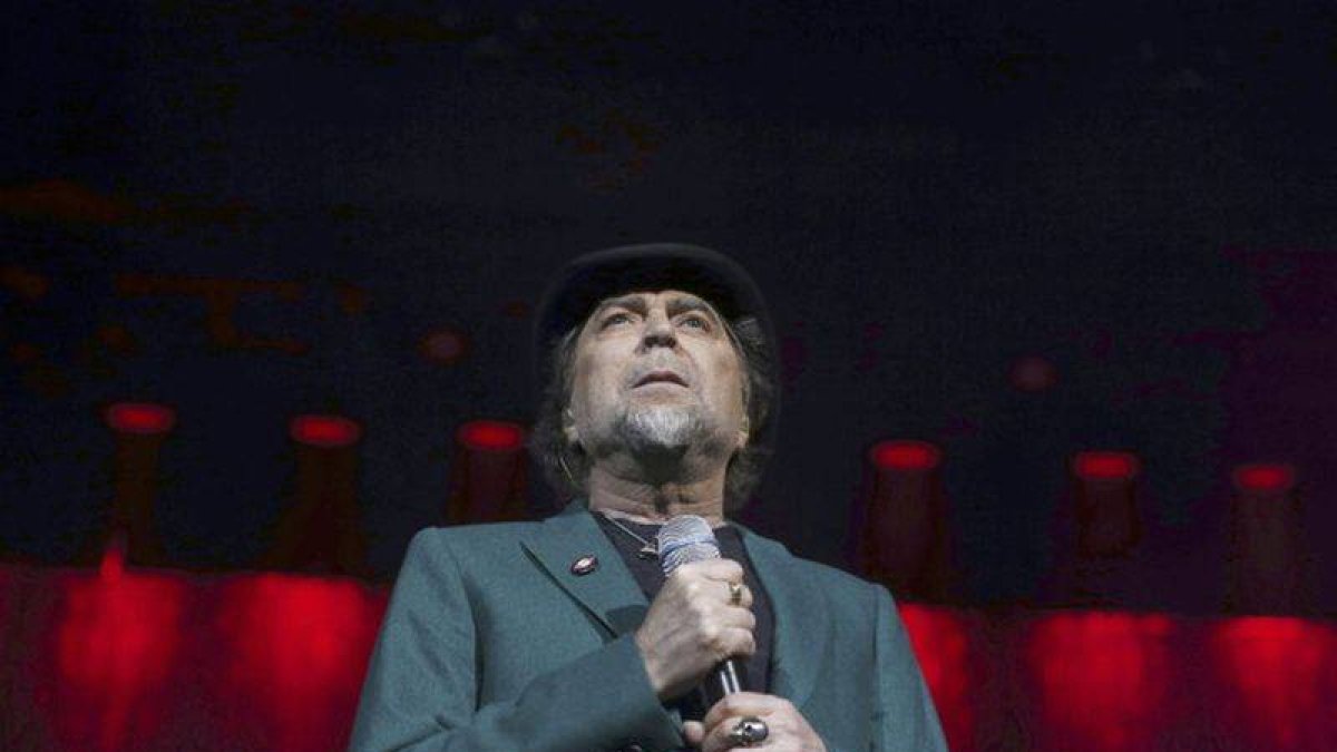 Joaquín Sabina, durante el concierto en Madrid.-Foto: KIKO HUESCA / EFE