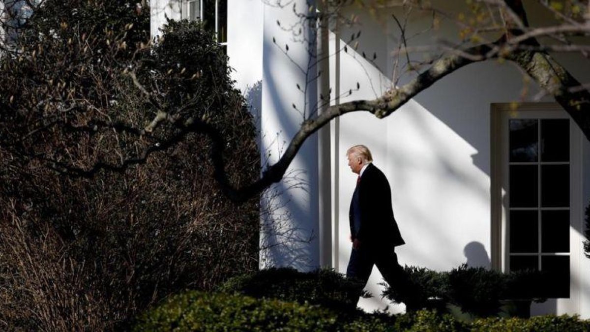 Donald Trump en la Casa Blanca.-AP / Pablo Martinez Monsivais