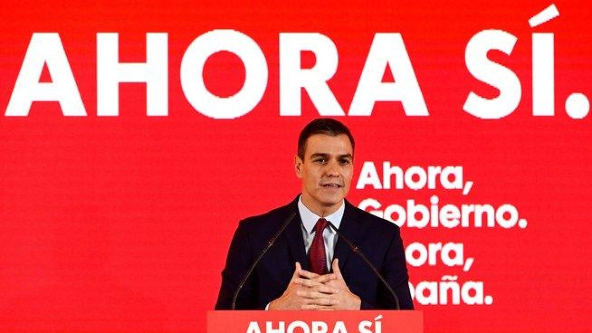 Pedro Sánchez, candidato a la presidencia del Gobierno.-AFP