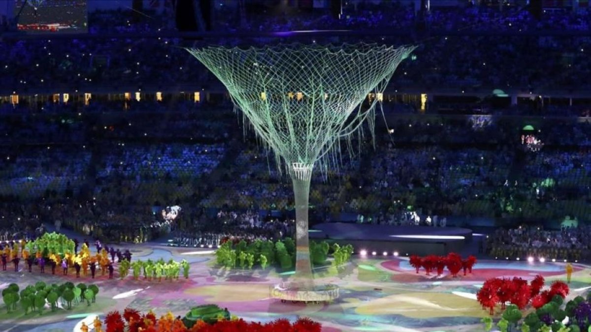 Un momento de la ceremonia de clausura en Río.-REUTERS