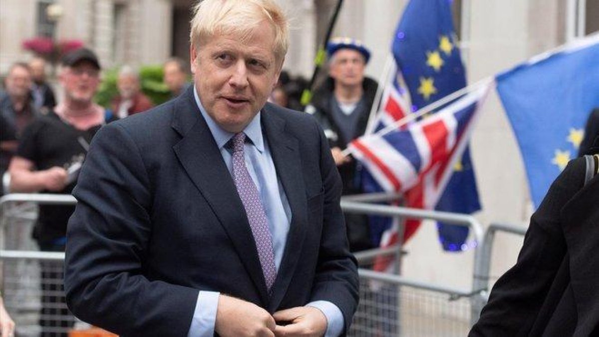 El candidato conservador a liderar el Partido Conservador Boris Johnson.-EFE / FACUNDO ARRIZABALAGA