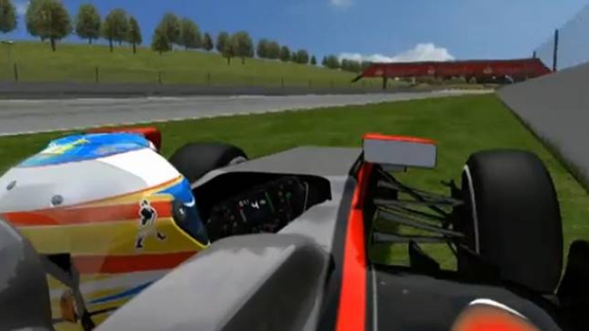 Imagen de la reconstrucción que 'La Gazzetta dello Sport' ha hecho del accidente de Fernando Alonso en Montmeló.-Foto: LA GAZZETTA DELLO SPORT