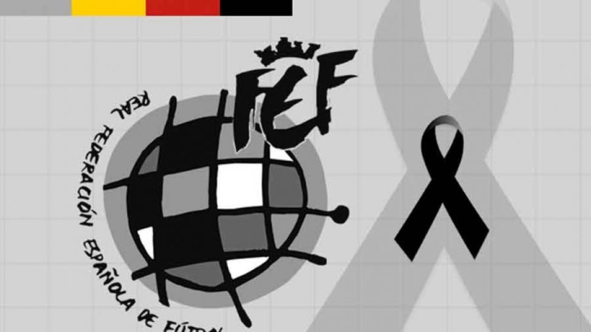 Luto en la Federación Española de Fútbol.-