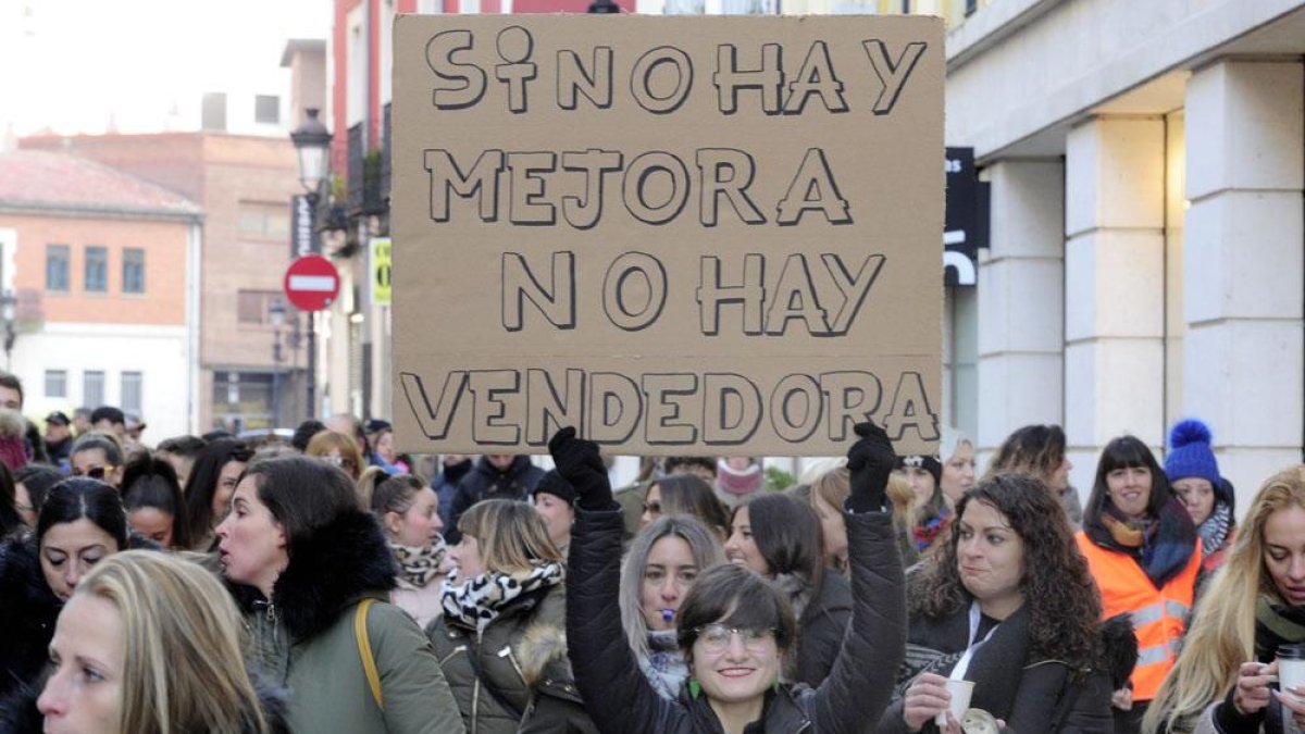 Imagen de la jornada de huelga del pasado 7 de diciembre.-ISRAEL L. MURILLO