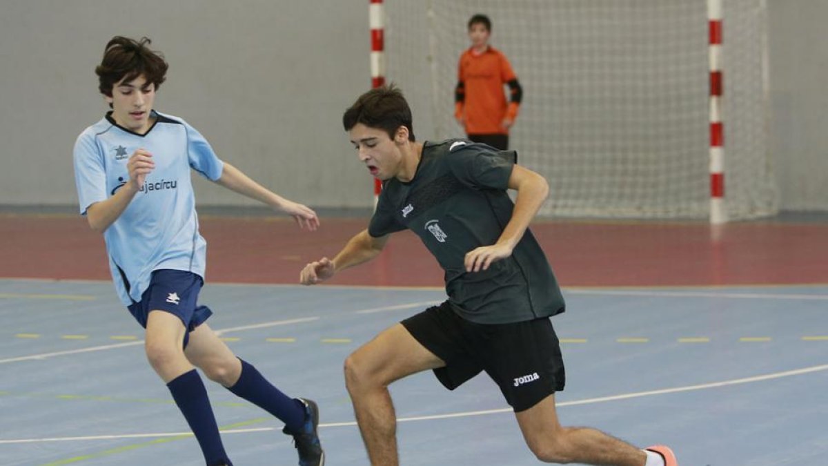 Imagen de la final masculina disputada ayer por la mañana.-RAÚL G. OCHOA