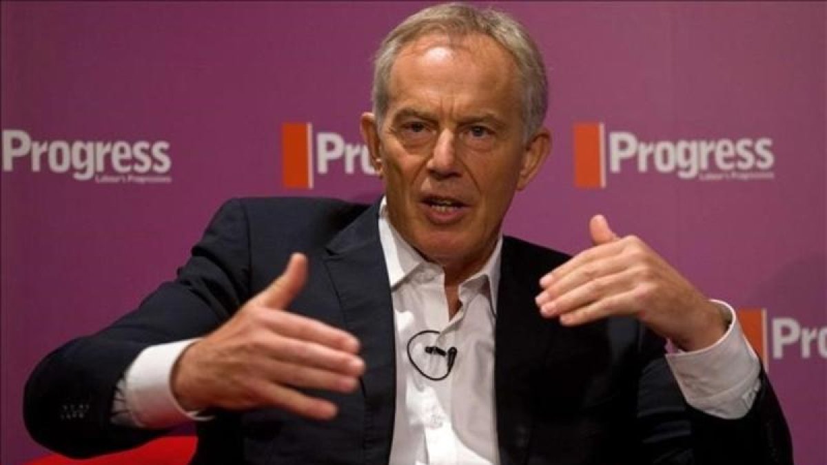 Tony Blair en un acto en Londres.-