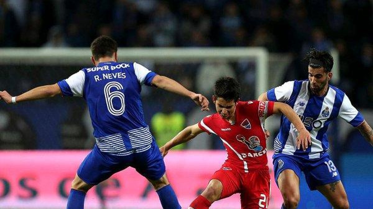 Jonathan Rubio en acción con la camiseta del Gil Vicente de la Segunda división portuguesa-ECB
