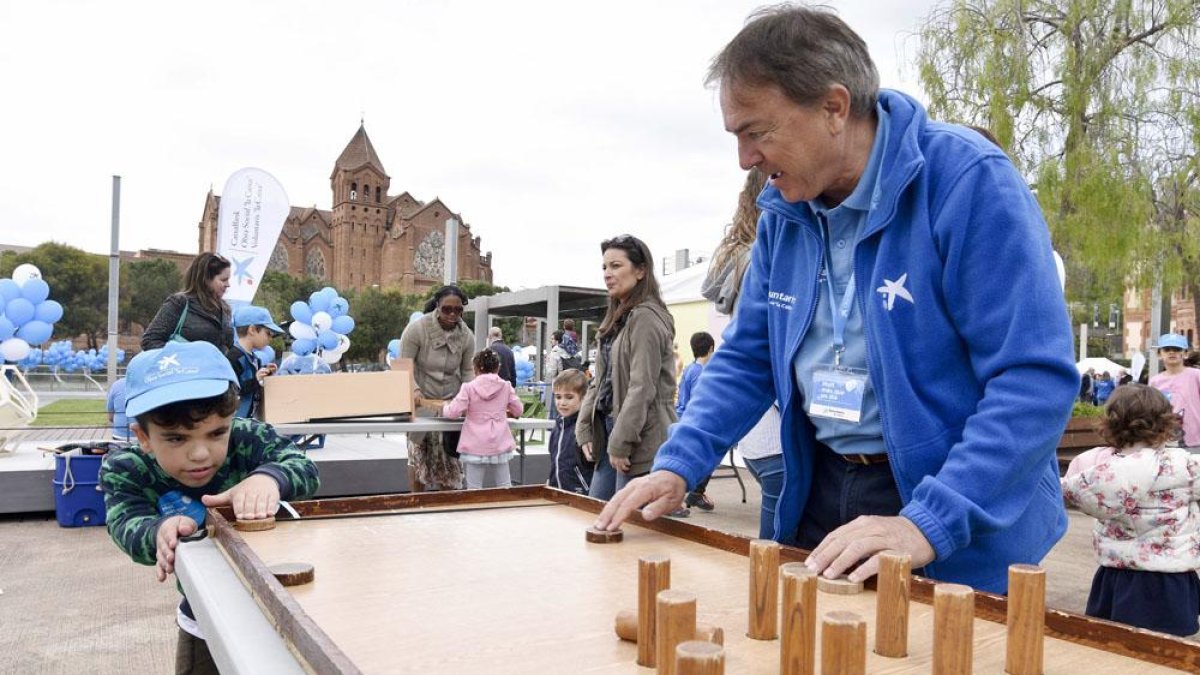 Los niños pudieron disfrutar de los juegos tradicioanles-ECB