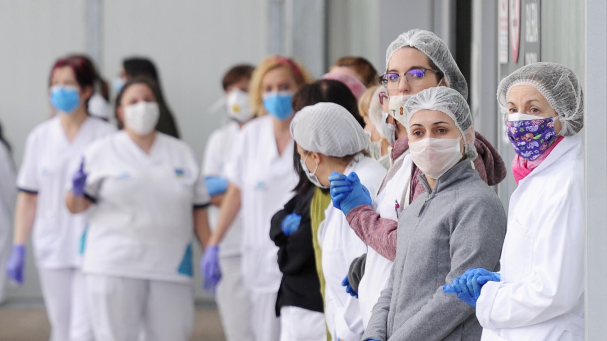 Imagen de profesionales sanitarias. ISRAEL L. MURILLO