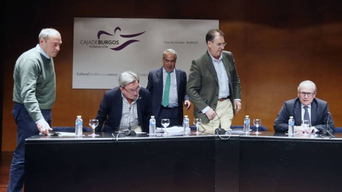 Imagen de la última asamblea del CB Tizona celebrada el pasado martes 16 de junio.-RAÚL G. OCHOA