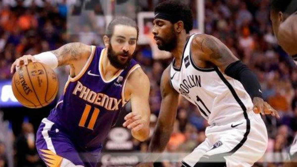 Ricky Rubio durante el partido contra los Nets.-MATT YORK/AP