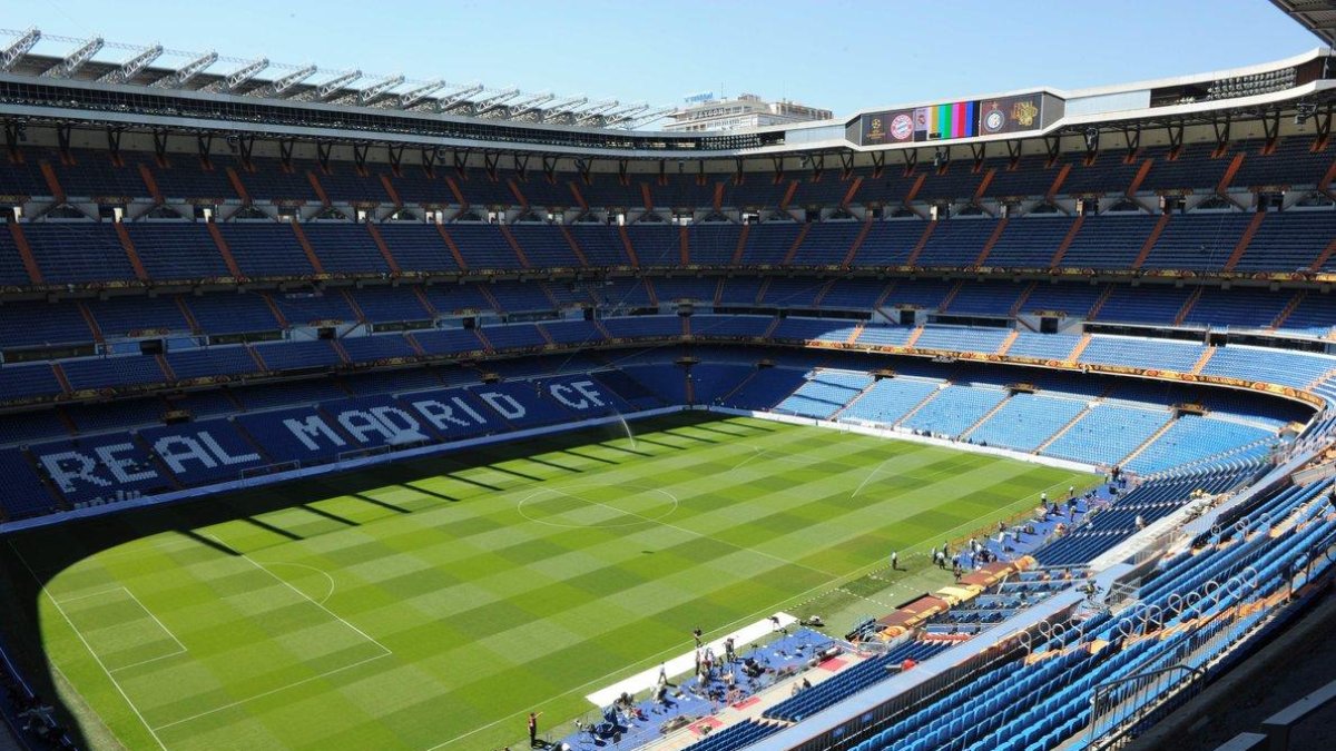 El Santiago Bernabéu.-AFP