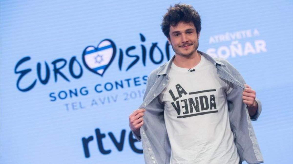 Miki Nuñez, representante de España en Eurovisión 2019.-QUIQUE GARCÍA (EFE)