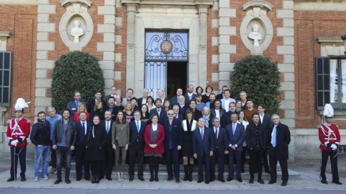 La recepción a los galardonados con los premios Ondas del 2016, en el Palauet Albéñiz de Barcelona.-DANNY CAMINAL