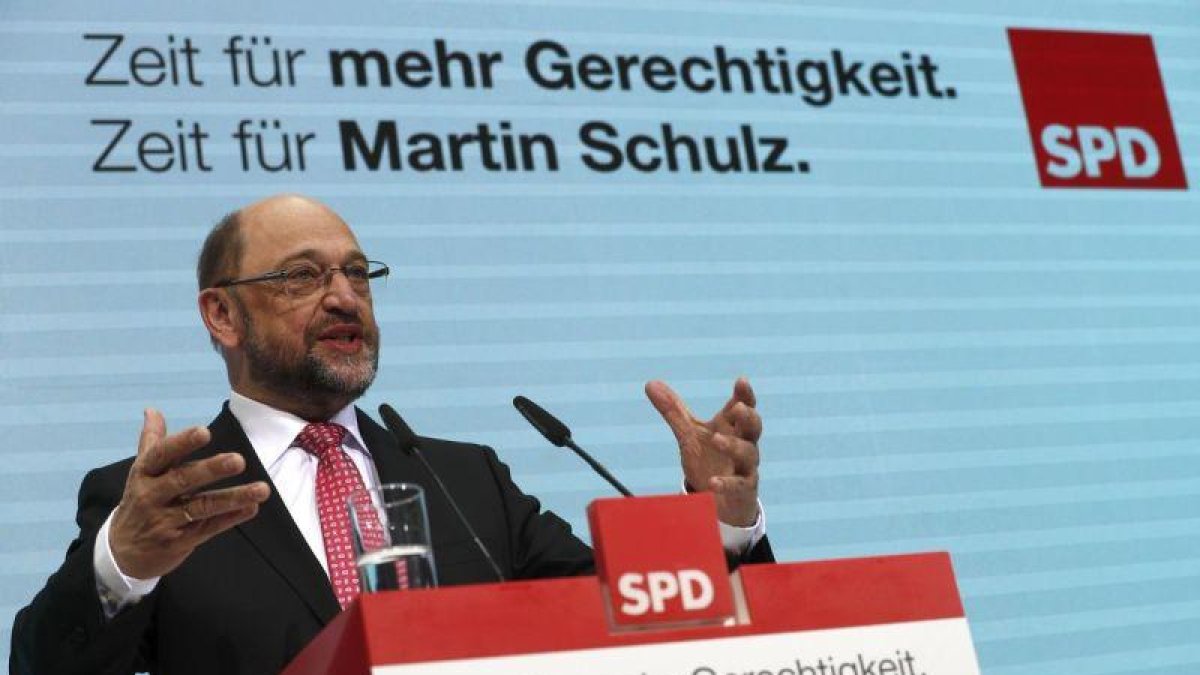 El líder del SPD Martin Schulz.-FABRIZIO BENSCH / REUTERS