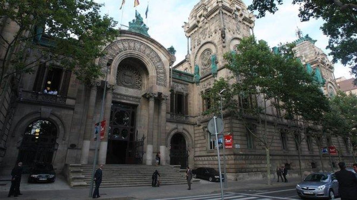 Fachada de la Audiencia de Barcelona.-ÁLVARO MONGE