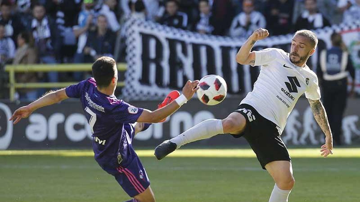 Borja Sánchez volverá a formar en el once inicial en Fuenlabrada.-Israel L. Murillo