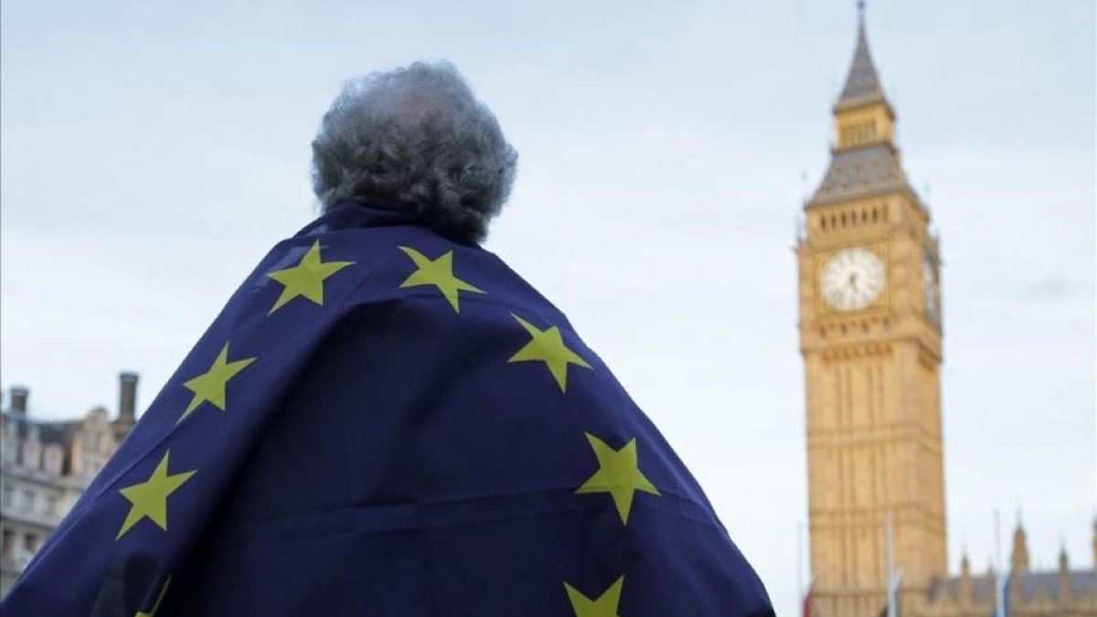 Un defensor de la UE en Londres.-AFP / DANIEL LEAL-OLIVAS