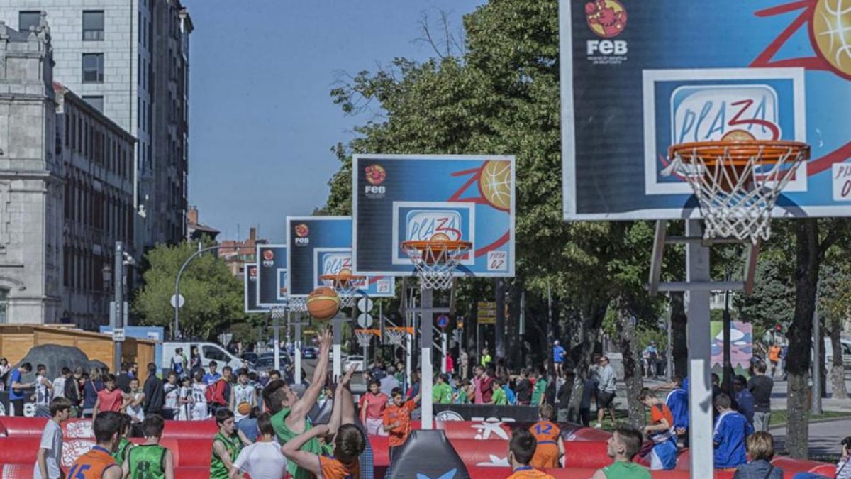 El Circuito 3x3 ya ha estado en Burgos en otras ediciones.-