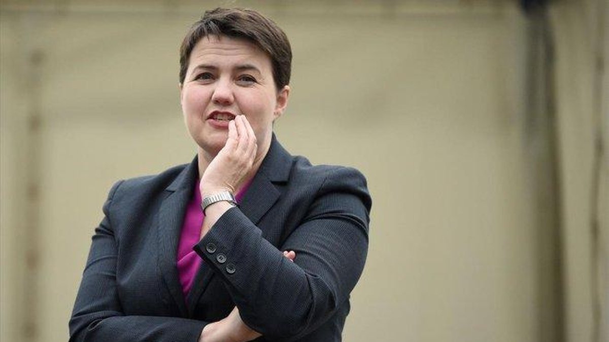 Ruth Davidson, del Partido Conservador en Escocia.-OLI SCARFF (AFP)
