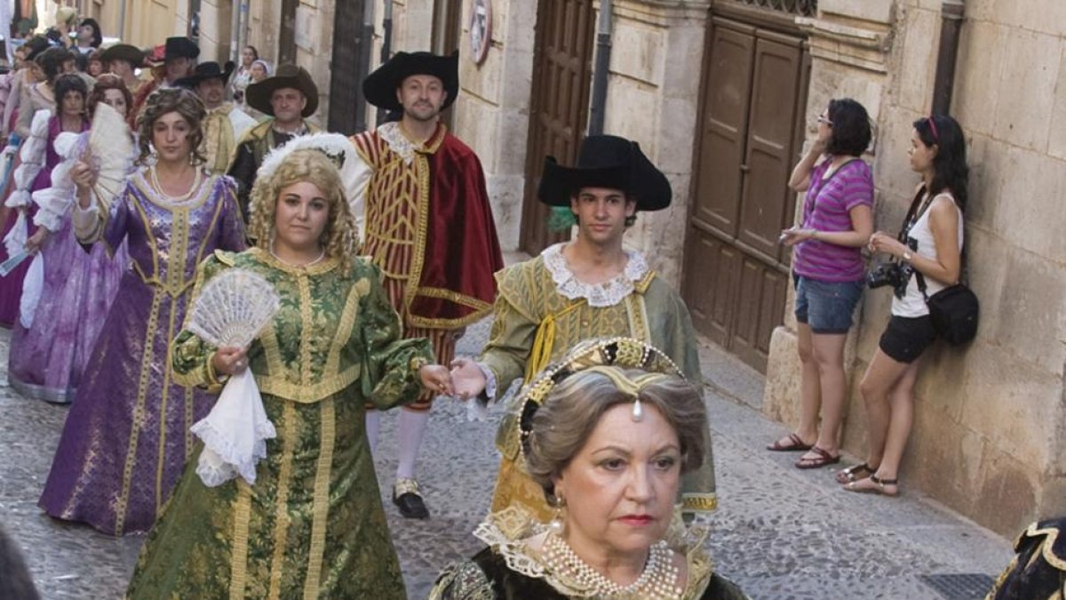 El cortejo es una de las citas más destacadas de la Fiesta Barroca.-ECB