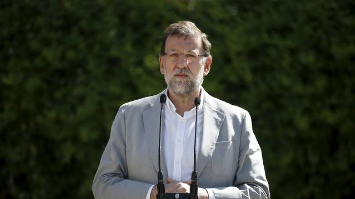 El líder del PP, Mariano Rajoy, este domingo.-Foto: REUTERS / JUAN MEDINA