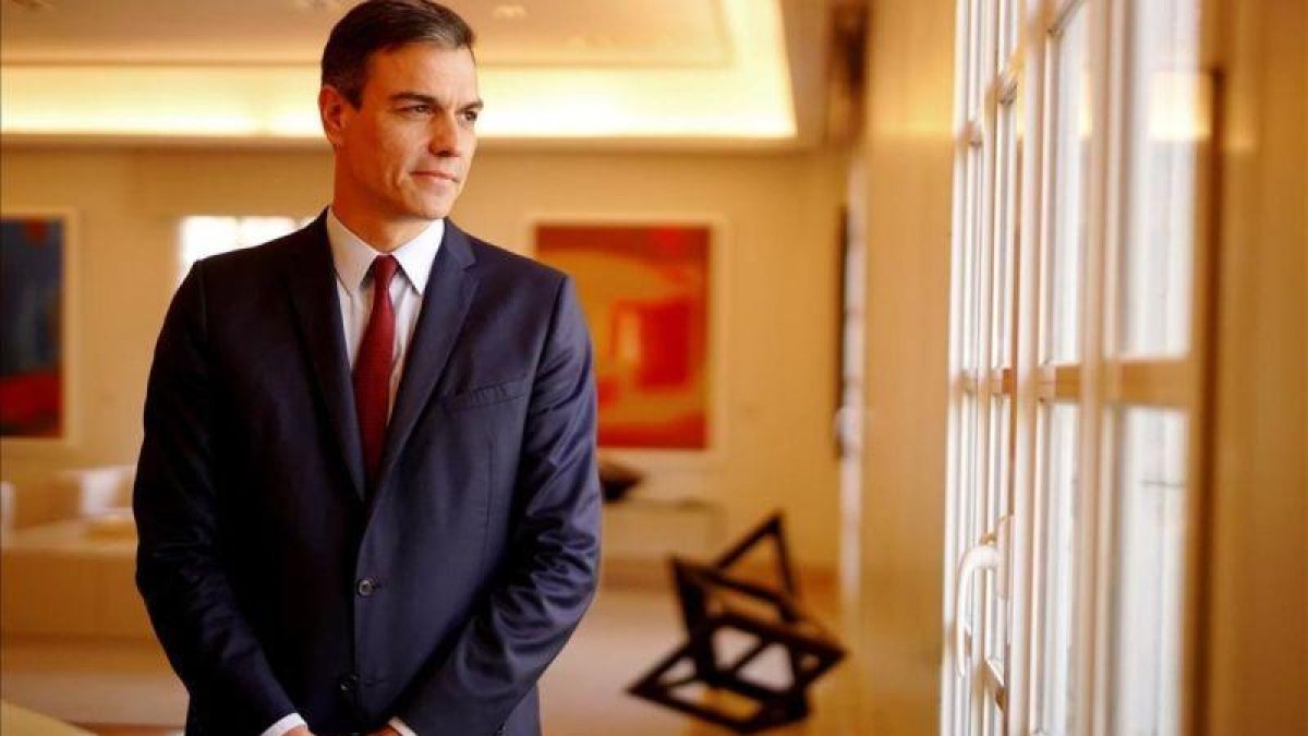 El presidente del Gobierno y candidato del PSOE a las próximas elecciones generales, Pedro Sánchez.-JOSÉ LUIS ROCA
