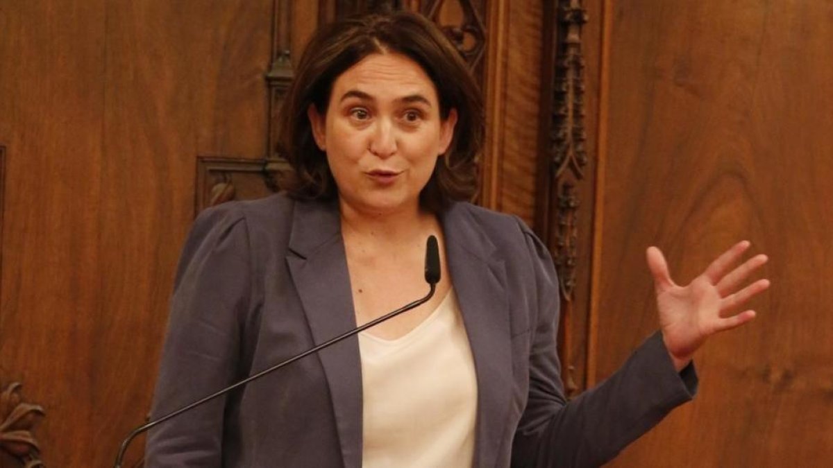 La alcaldesa de Barcelona, Ada Colau-ÁLVARO MONGE