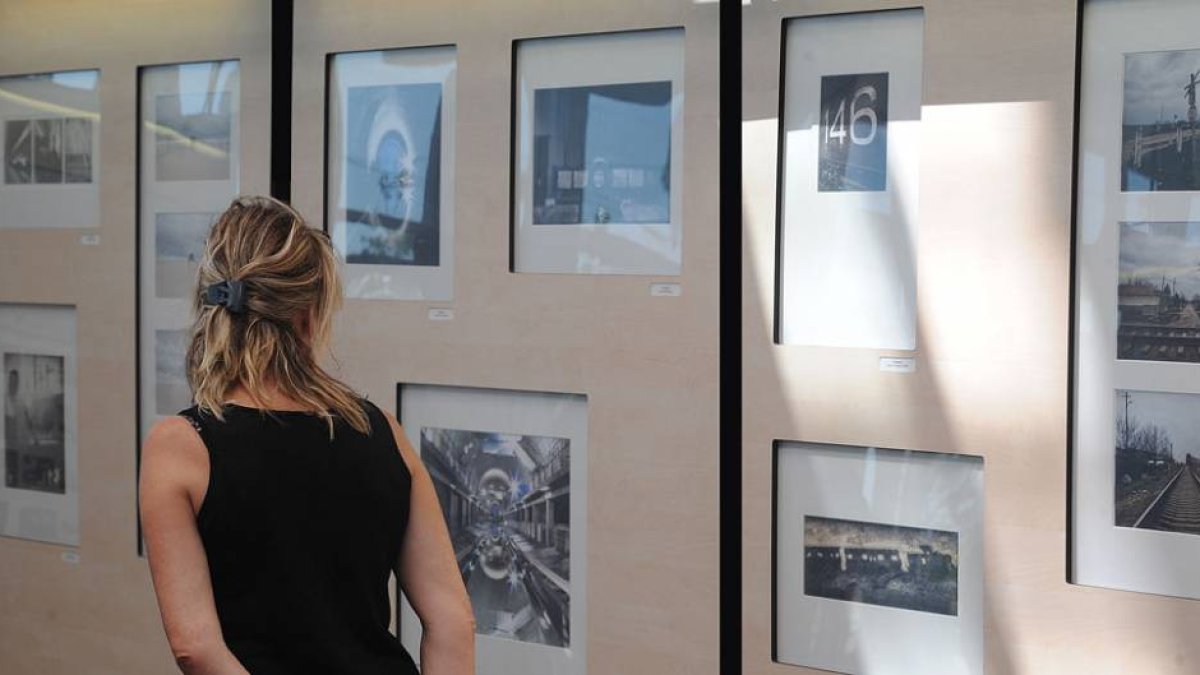 La exposición estará abierta en el vestíbulo de la estación Rosa de Lima hasta el 27 de julio.-SANTI OTERO
