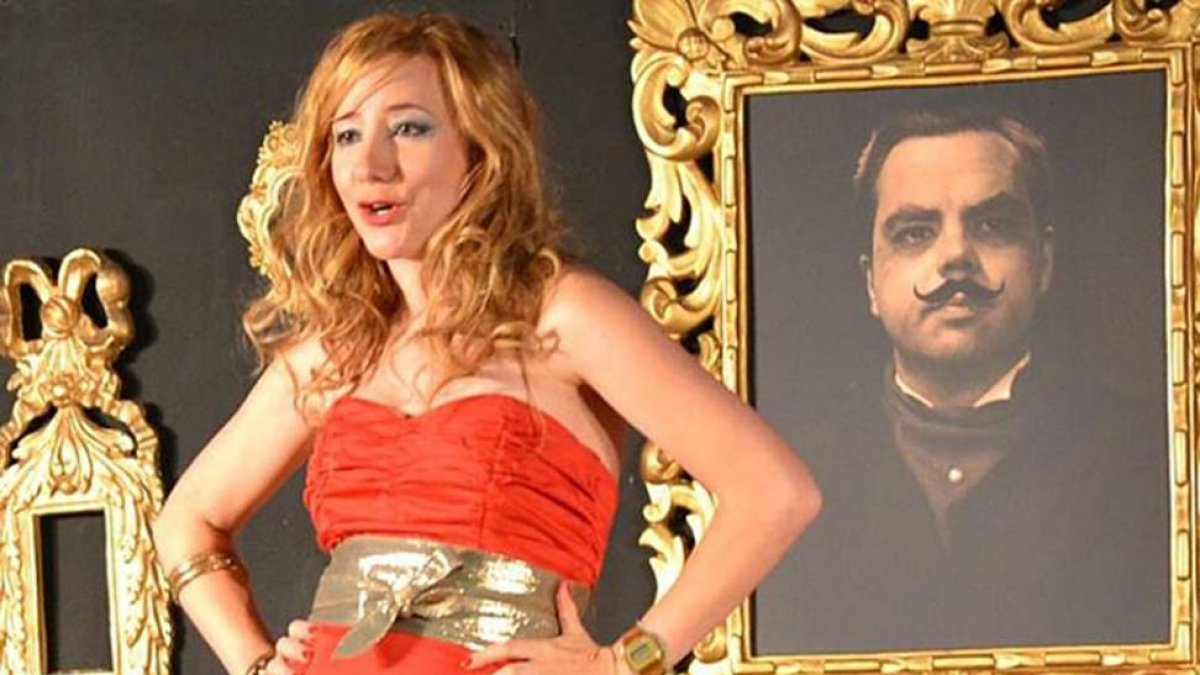 La actriz Tati Sastre, en una de sus interpretaciones de Maribel.-